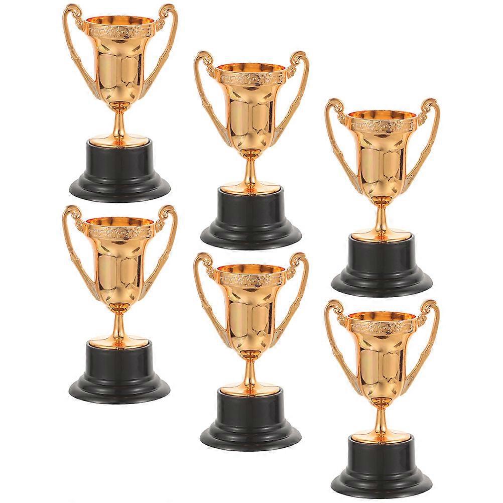 Plastic Trophy Prop Small Trophy for Kids Reward 30Pcs