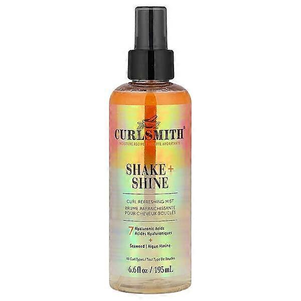 Curlsmith, Shake + Shine, Curl Refreshing Mist, All Curl Types, 6.6 fl oz (195 ml)