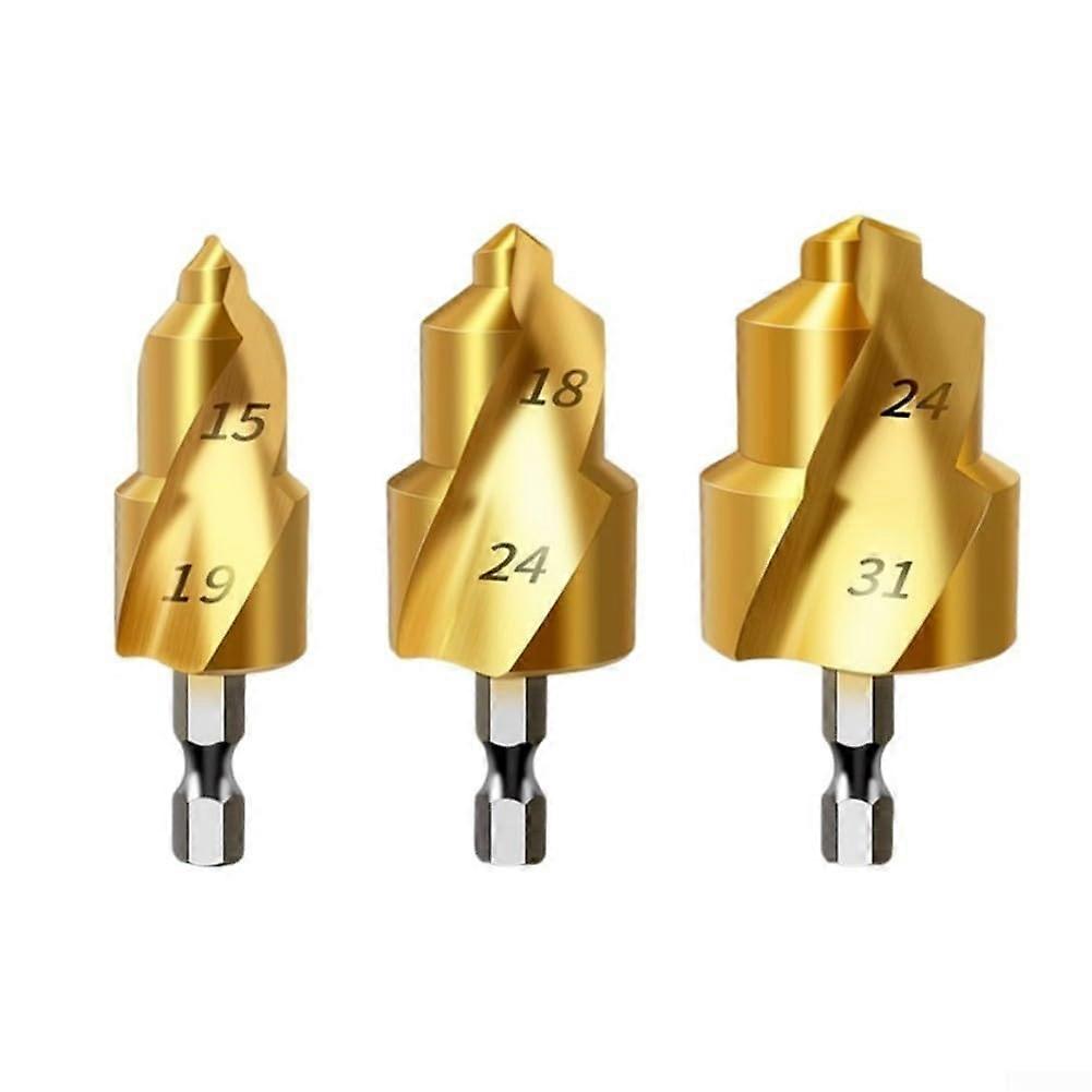 6 35mm Hex Shank Drill Bit For Water Pipe Punching (20+25) Hole Sizes 20/25 Mm