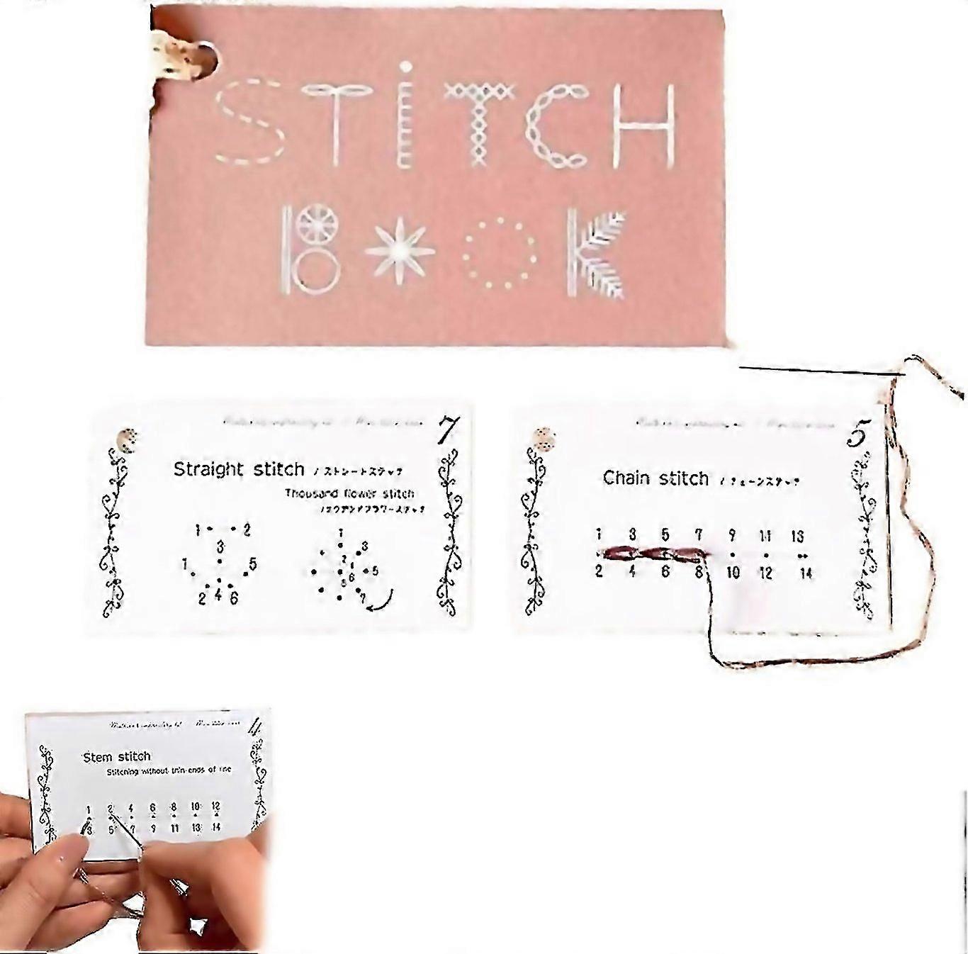 For Creative Mini Sewing Bookdiy Creative Mini Sewing Card Setsewing Kits For Various Sewing Techniq