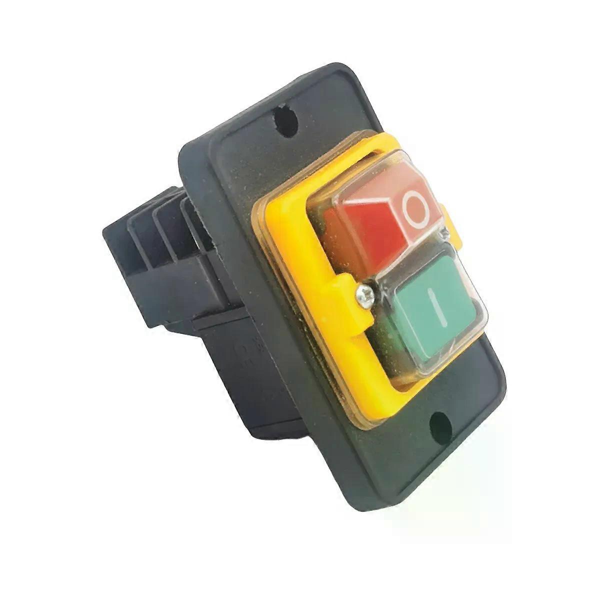 CK5-11 AC250V 6-Pin Start Stop No Volt Release Push Button Switch Common to woodshop and Metalwork Machines
