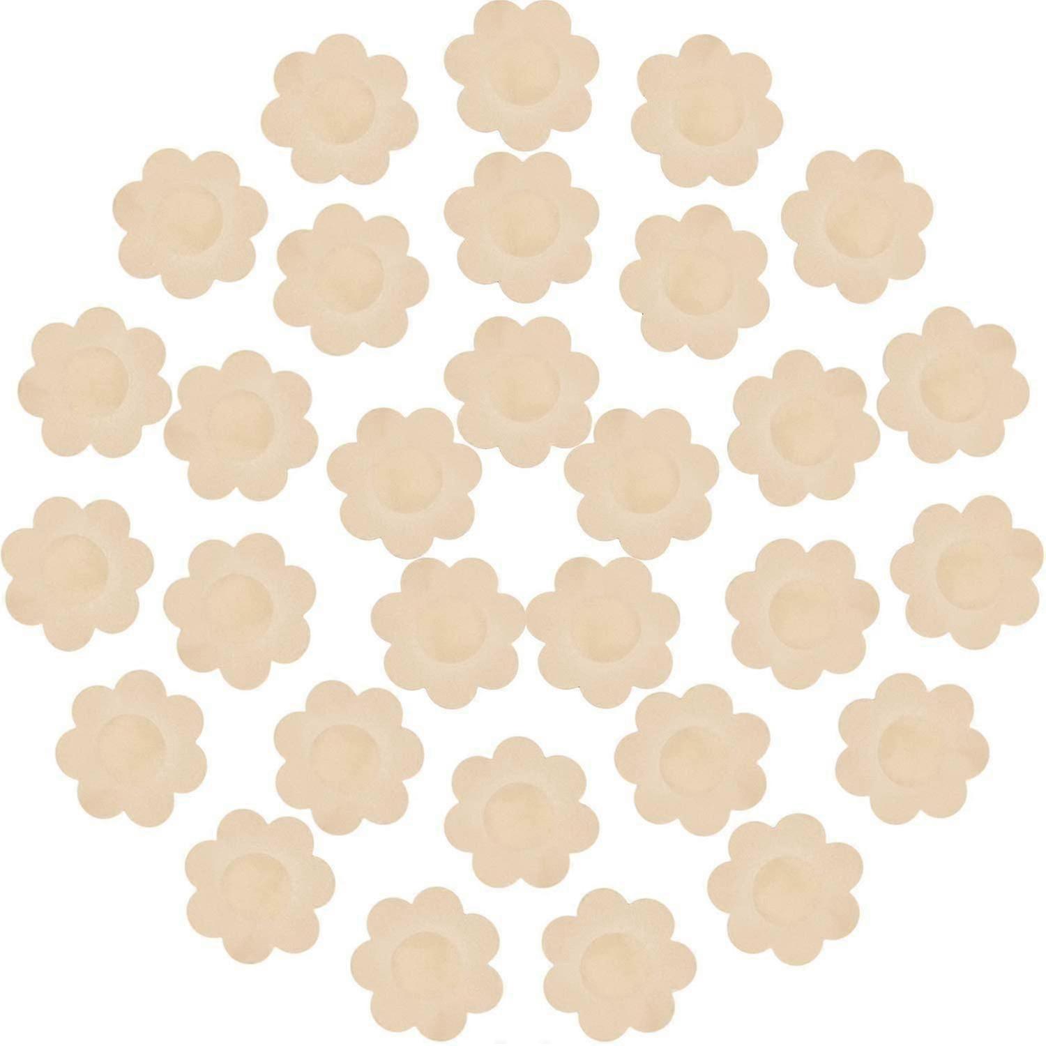 30 قطعة غطاء الحلمة البرقوق على شكل الثدي القابل للتصرف يغطي ذاتية اللصق بتلة حمالة الصدر المعجنات