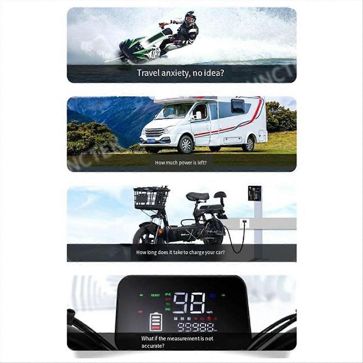 Coulometer Power Meter Waterproof Battery Meter For RVs Yachts A