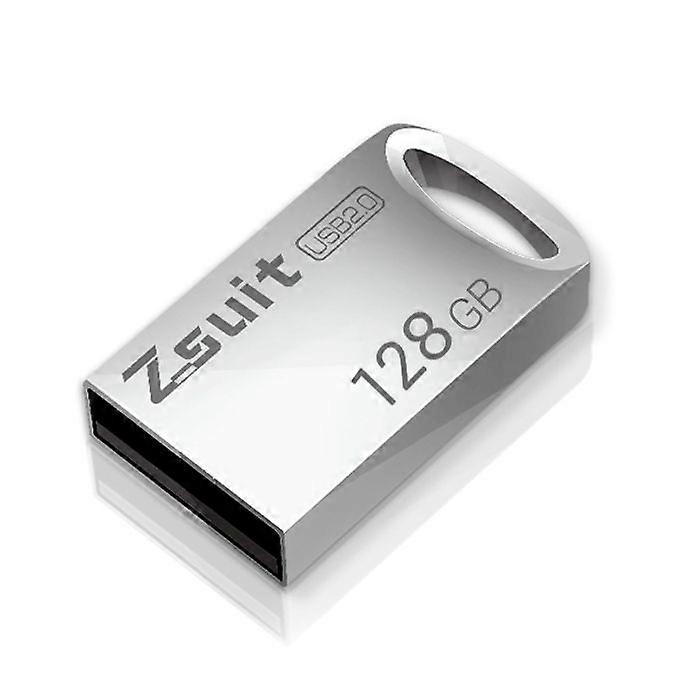 128GB USB 2.0 Mini Metal Ring Shape USB Flash Disk