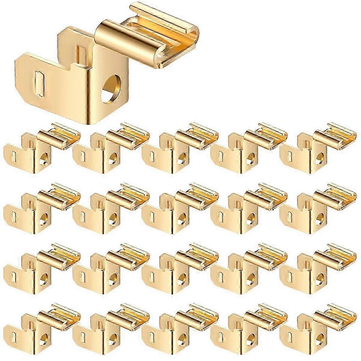 25 Pcs Piggyback Spade Connectors Chair Terminal Quick Disconnect Electrical 3 Way Adapter--
