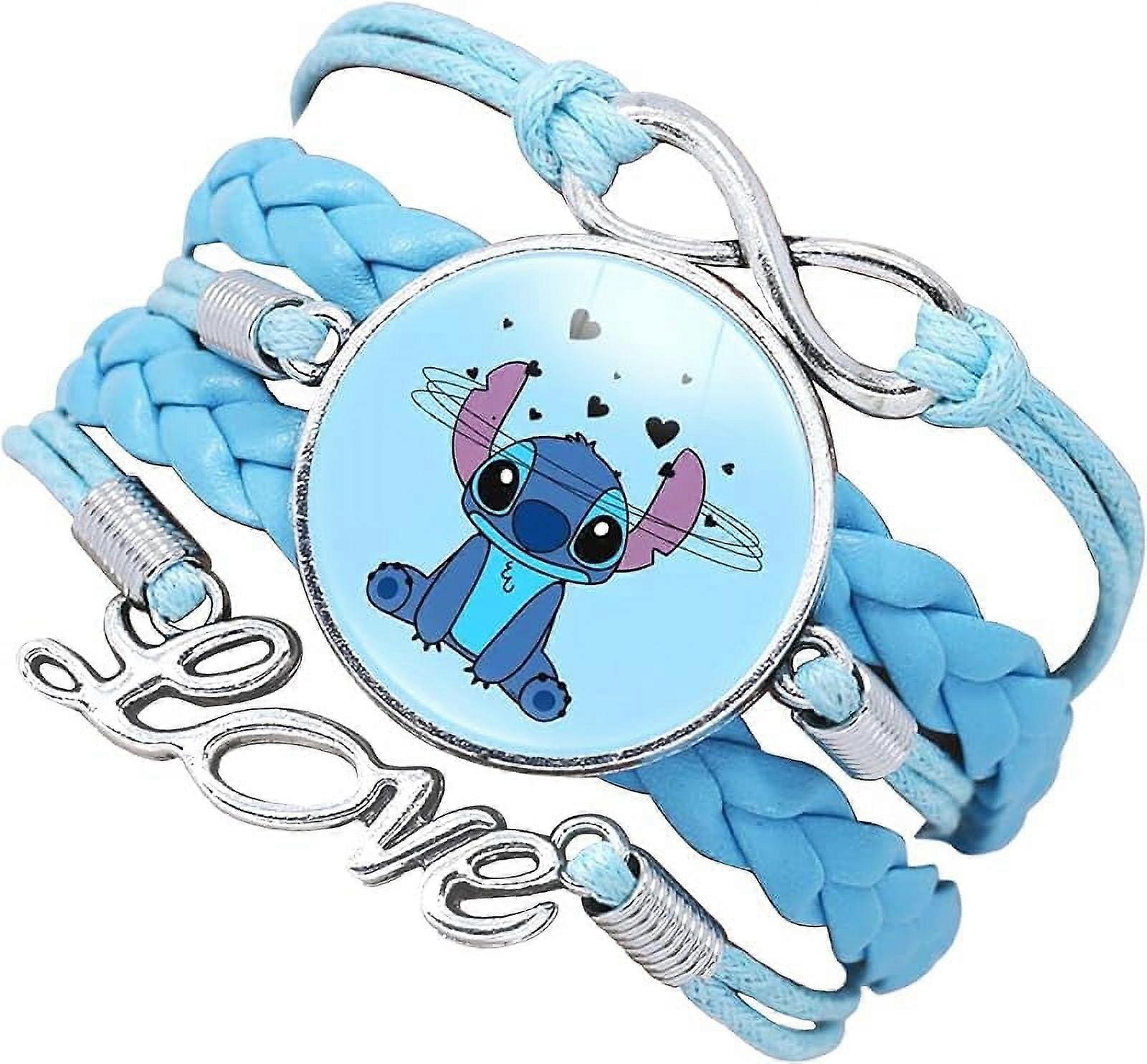 Stitch Bracelet for Party, Lilo and Stitch Gift Stitch Stuff Women Girls Birthday Gifts Charm Bracelet