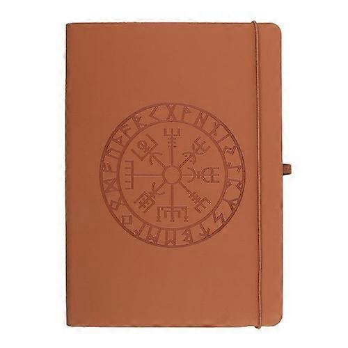 Something Different Viking Compass Faux Leather A5 Notebook & Pen
