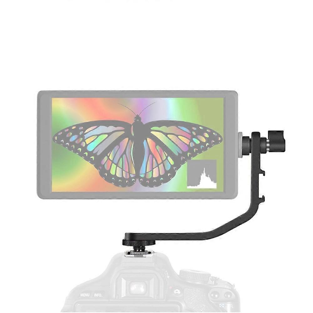 DSLR Camera Video Monitors Arm Shoe Mount L Bracket Produktbild-Vorschau 2