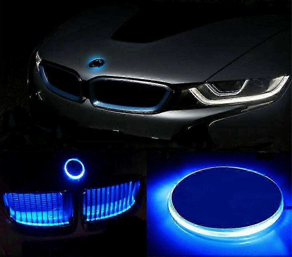 1Pcs 82mm Blue/White/Red Emblem LED Background Light for BMW 3 Series, 5 Series, 7 Series & X Series