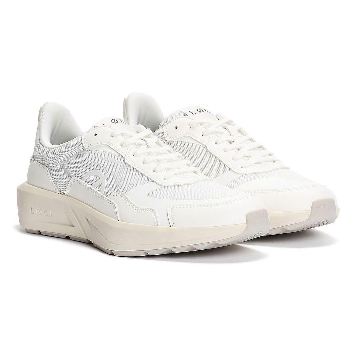 LØCI FLØ White/White Trainers