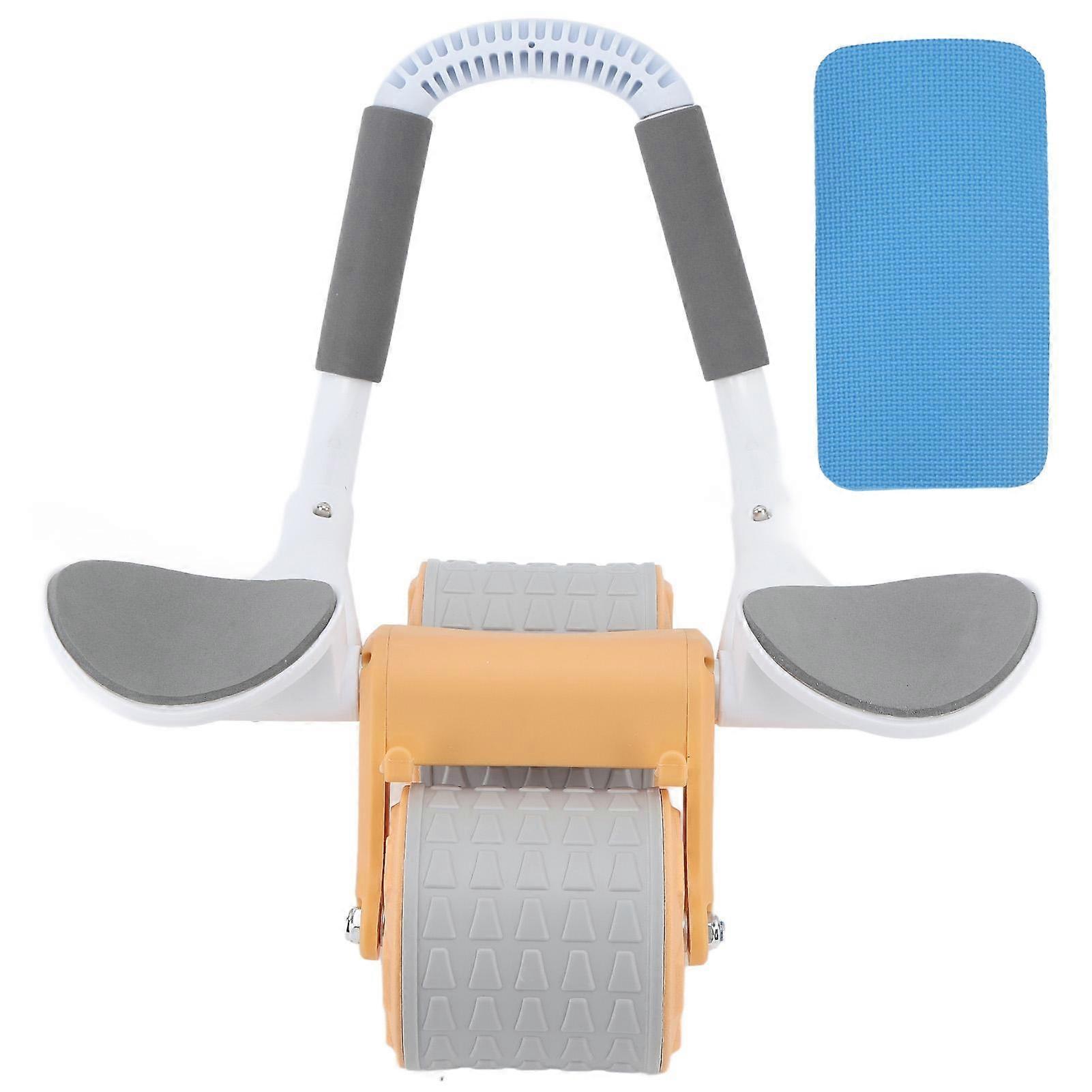 Automatic Rebound Abdominal Wheel Detachable Handle Elbow Support Ab Core Equipment Wheel for Home