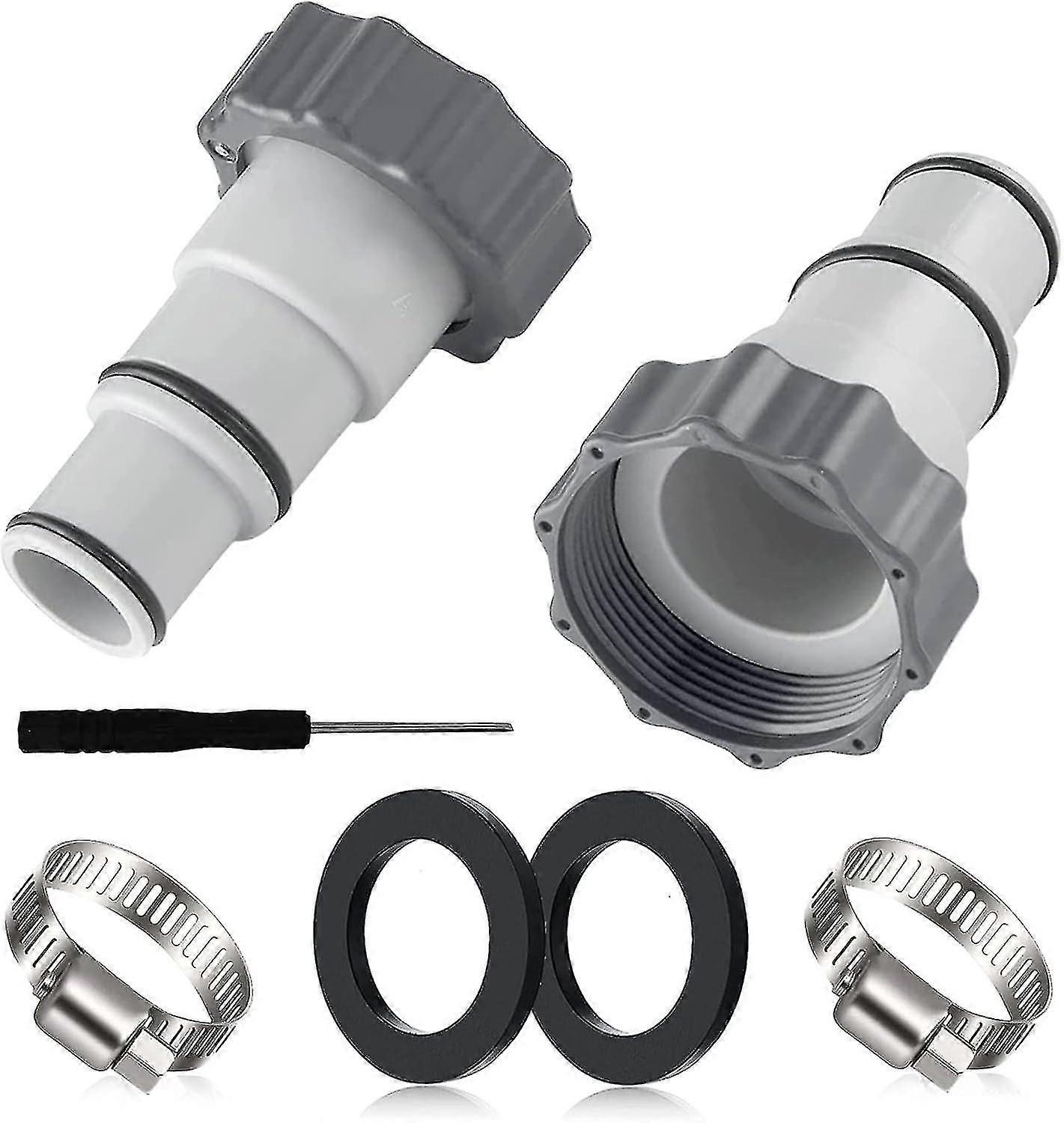 Replacement Swimming Pool Hose Adapter For Intex A Pump, Fitting For 32mm And 38mm Hose