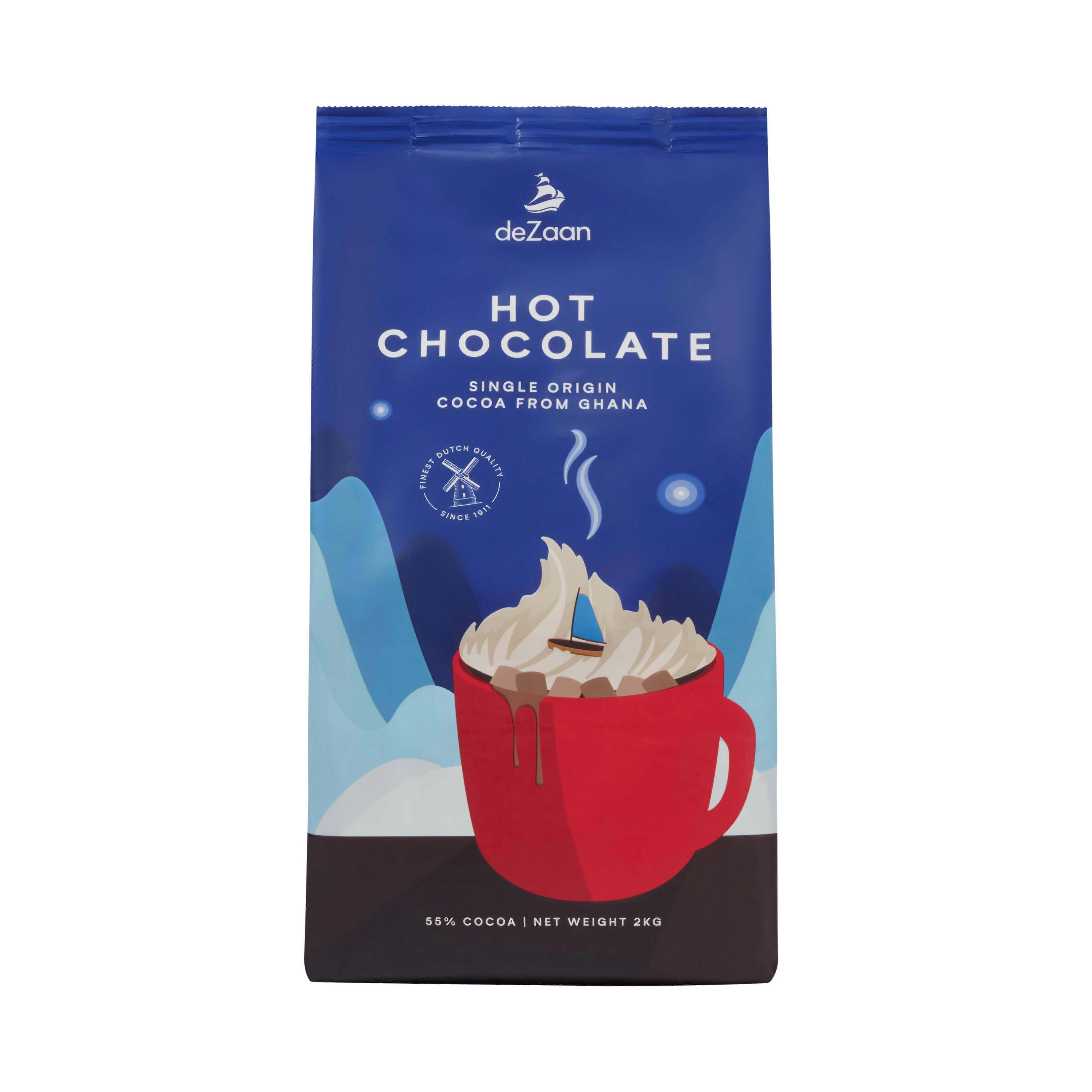 deZaan Single origin hot chocolate cocoa - 2kg