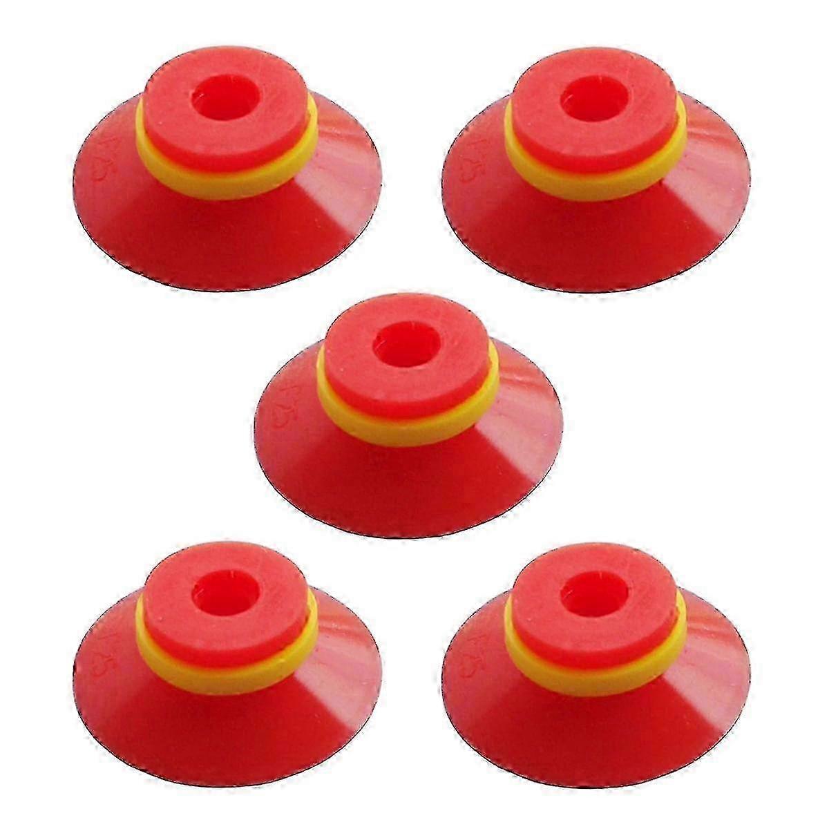 Industrial Flat Vacuum Suction Cup F Series Single-Layer Silicone Robotic Arm Accessory with Ribs,P