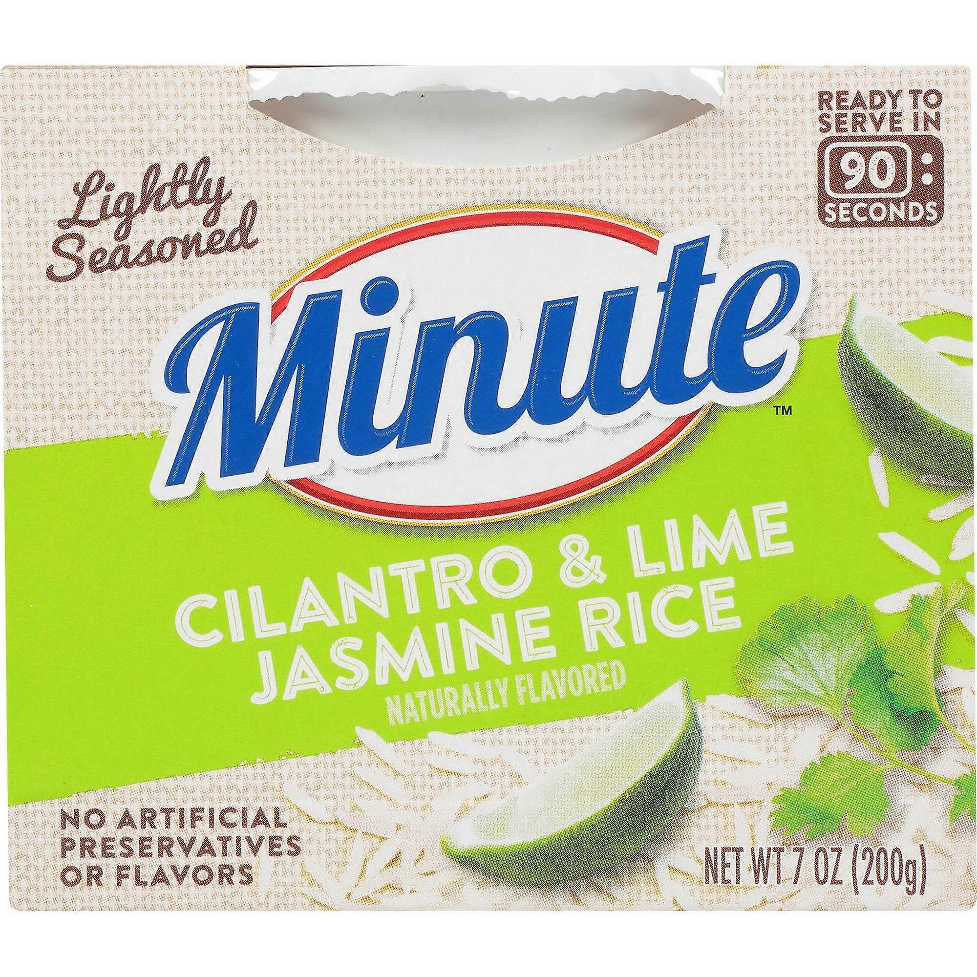 دقيقة 90 ثانية أرز الياسمين في وعاء قابل للميكروويف ، الكزبرة والليمون ، 7 أوقية