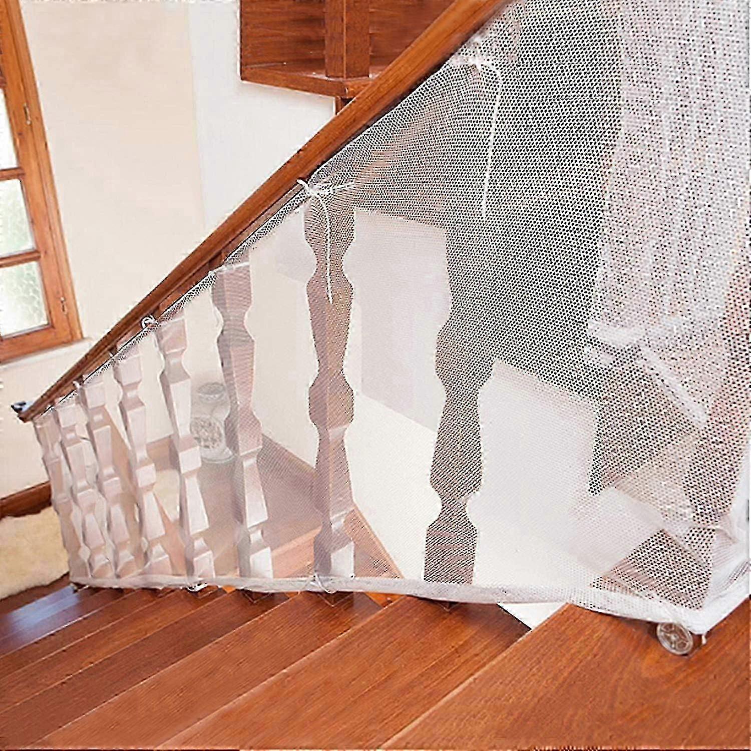 Child Safety Net  Heavy-Duty Stair/Balcony Fence, Adjustable Mesh