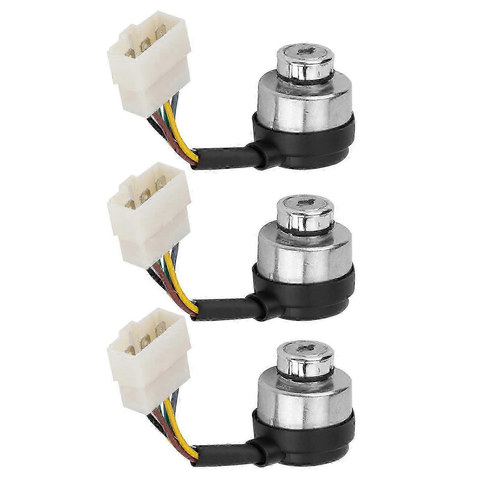 3Set 6 Wire Ignition Switch with Key for 188F/GX390/190F/GX420 Gasoline Engine Generator