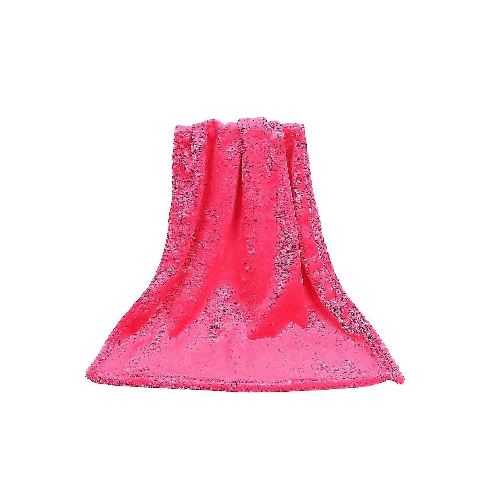 Coral Fleece Blankets Super Soft Shaggy Universal Solid-color Fleece Blankets For Sofa