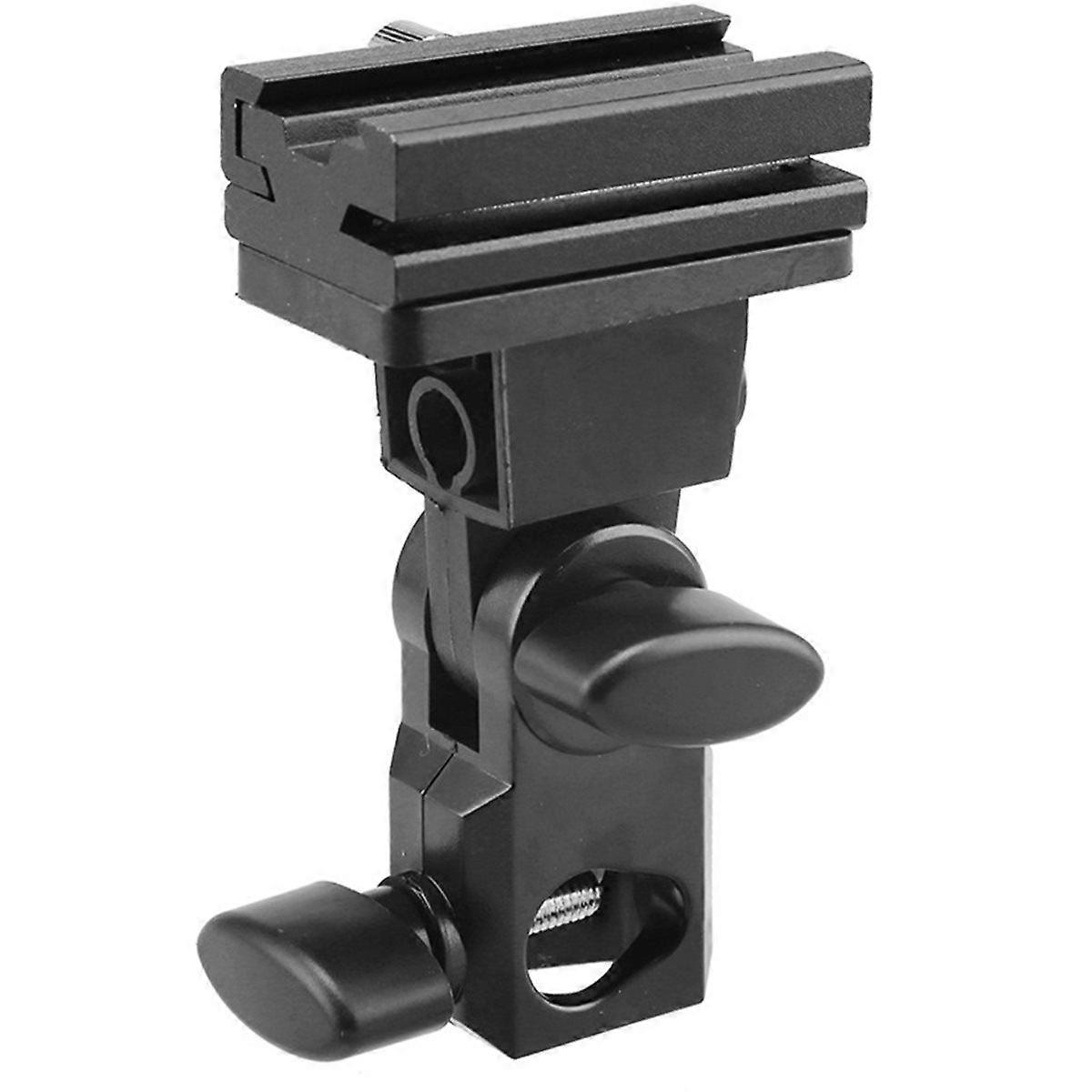 B-Type Flash Adapter Hot Shoe Trigger Umbrella Holder Swivel Light Stand Bracket for Photography Lig