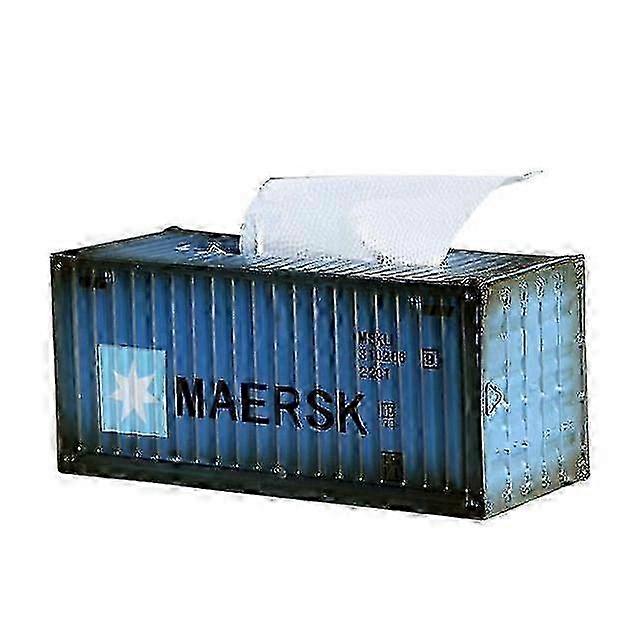 Retro Creative Container Design Boîte de tissu en fer