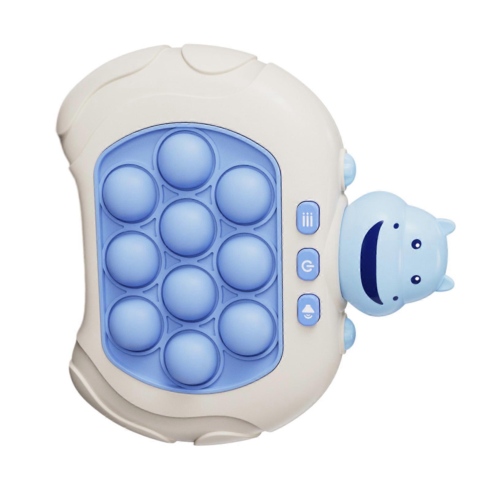 Breakthroughs Press Bubble Light Up Quick Push Toy Handheld Game Console Fidgets Reaction Exercise Office AntiStress Toy Multicolor