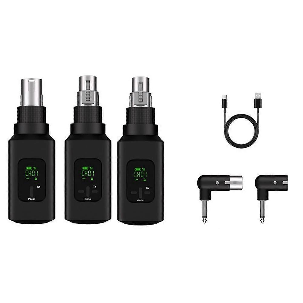 Professional Wireless Microphone Converter Wireless System for Guitar XLR Transmitter and Receiver Dynamic Microphone A