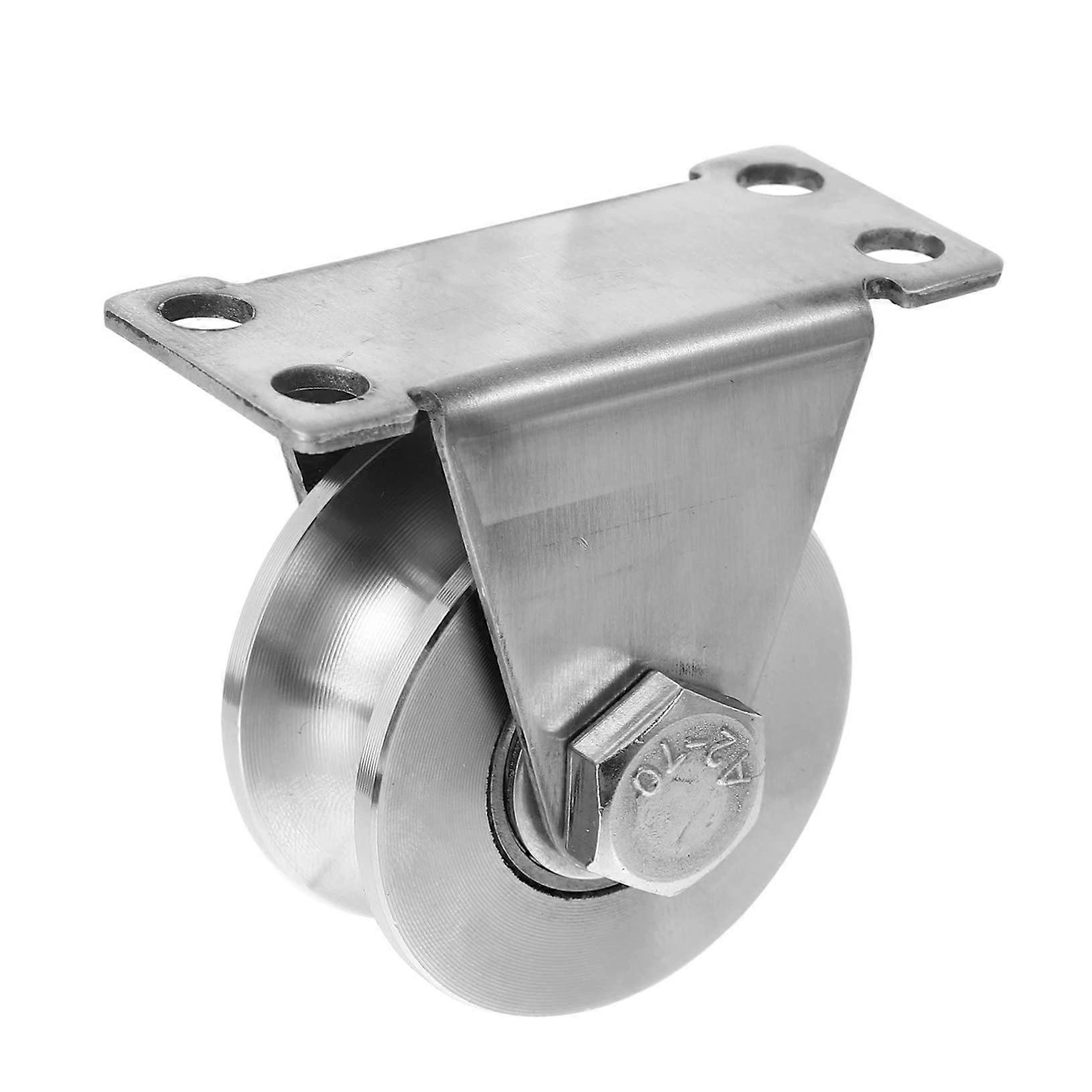 Stainless Steel UShaped Pulley Block for Wire Rope Lifting Sliding Gates and Shutter Doors