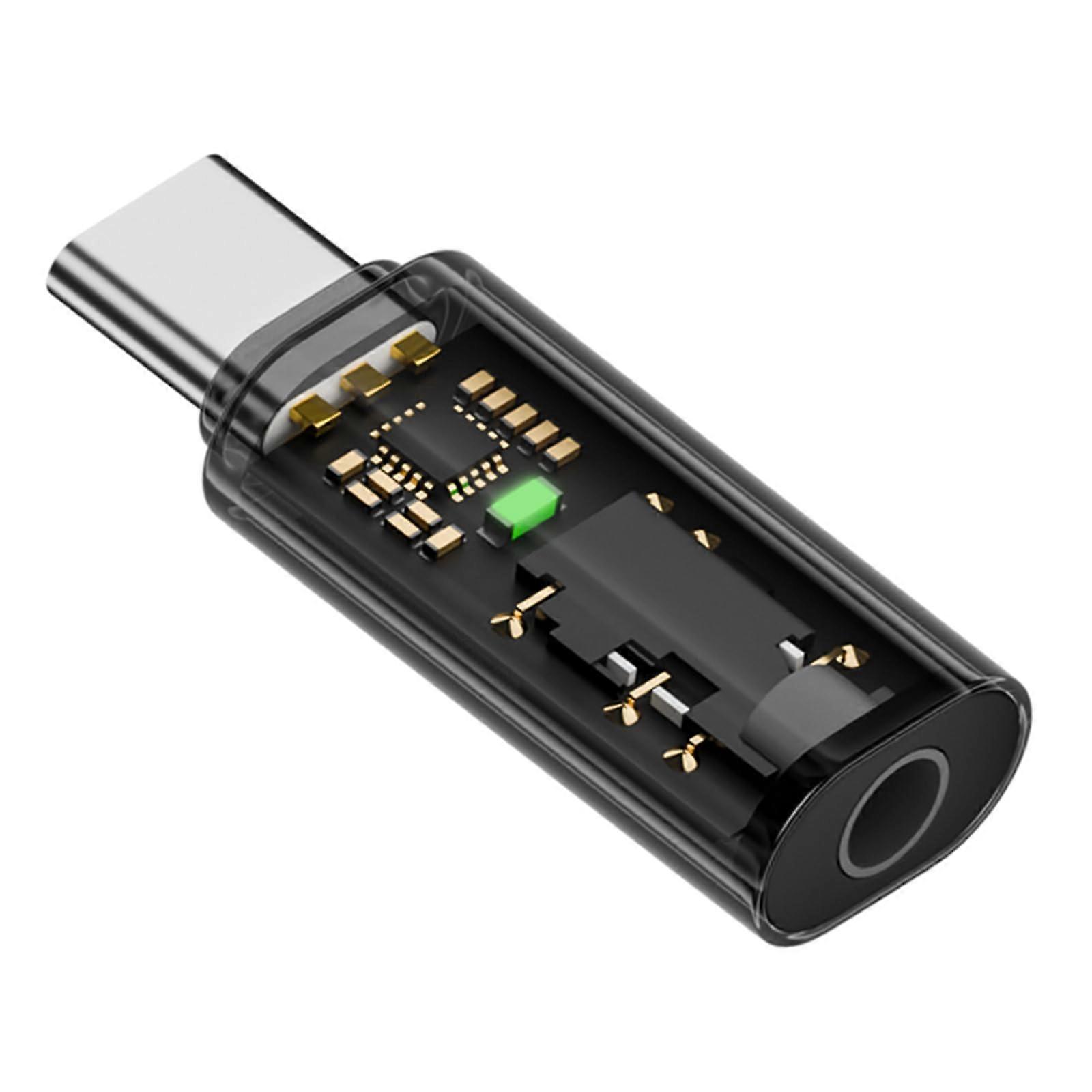 USB C to 3.5mm Headphone Adapter with DAC Chip for Clear Audio and Music on Phone 15 Series