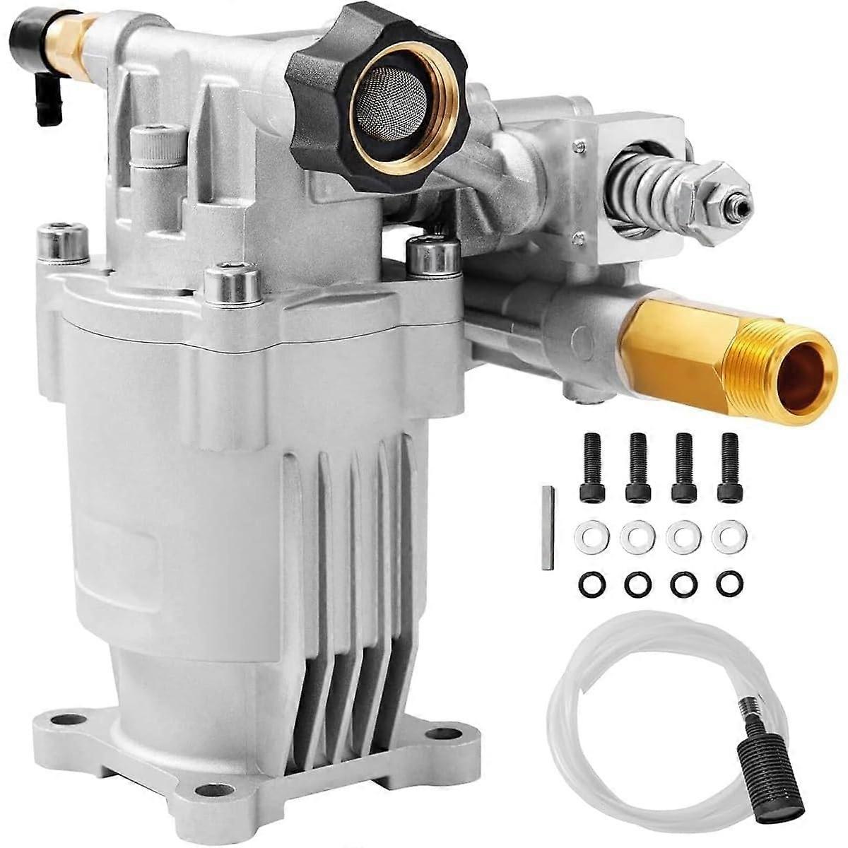 Pressure Washer Pump 3/4' Horizontal 3400 PSI 2.5 GPM Replacement for Power Washers