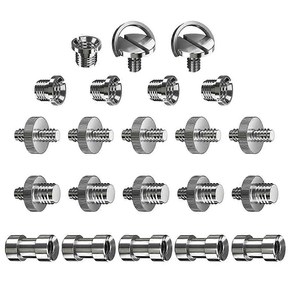 Tripod Mount Screw Adapter Camera Screw Set with 66Pcs Converter Screws
