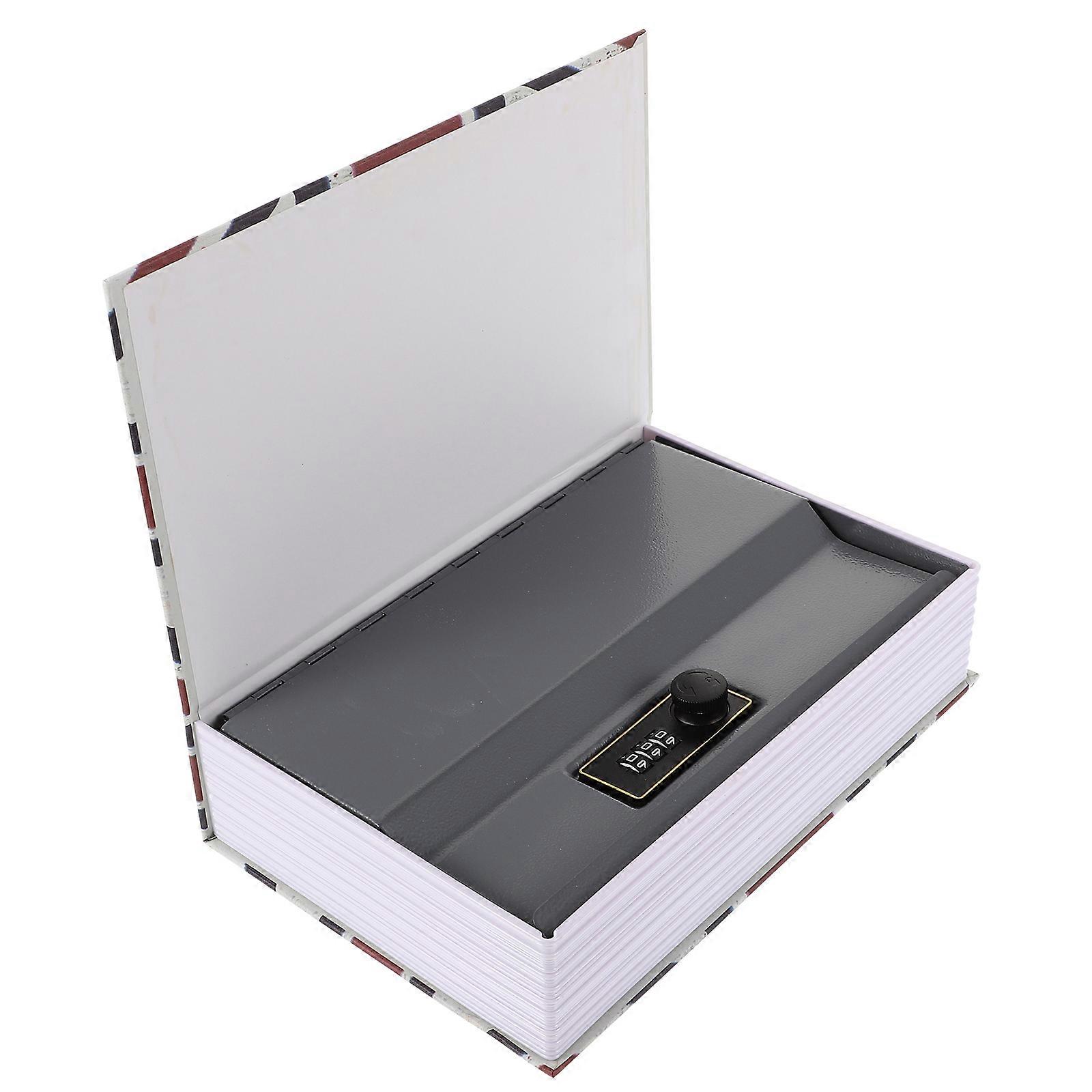 Simulation Book Safe Box with Combination Lock for Secure Money Storage