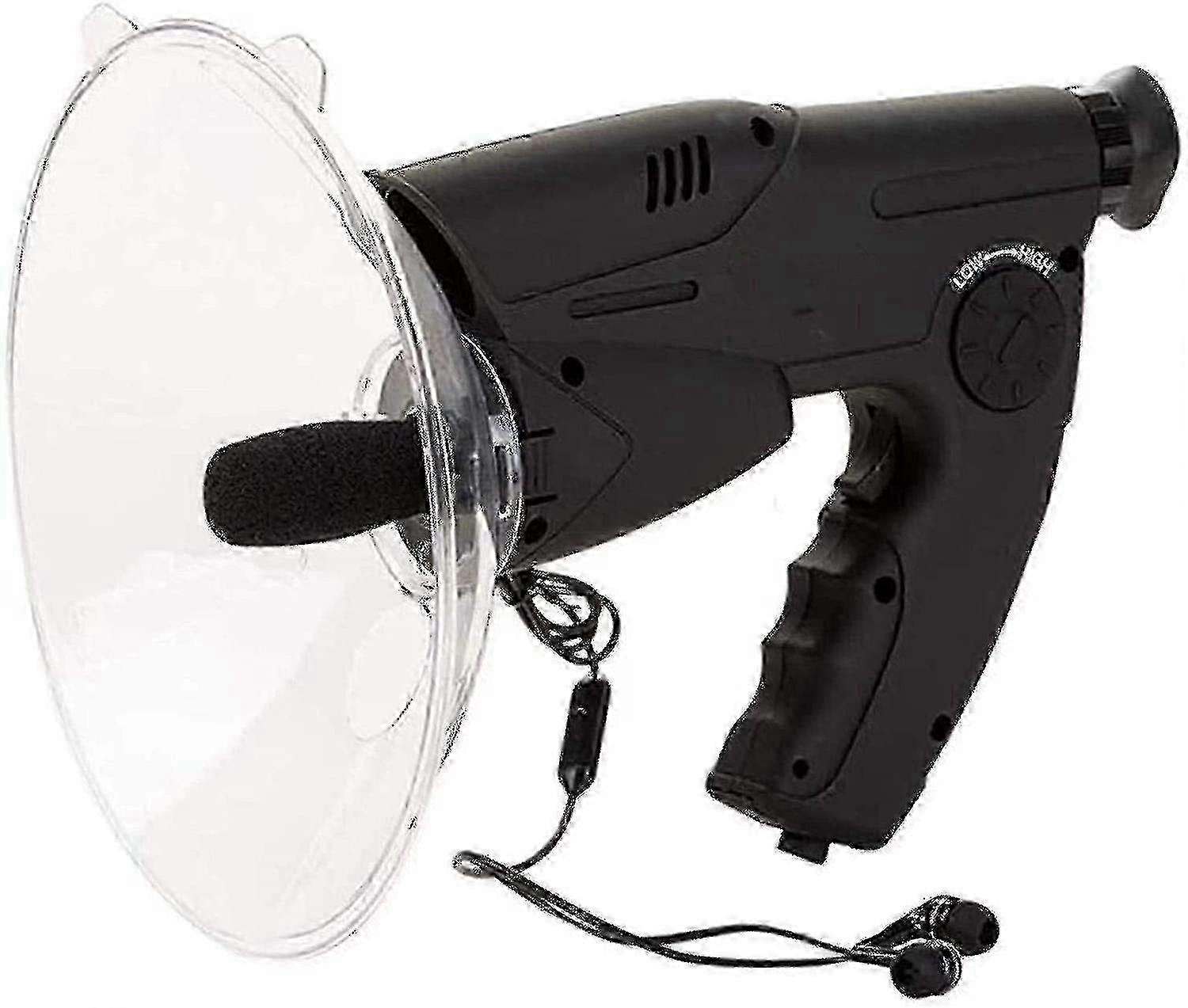 Long range microphone for bird watching with bionic ear X8