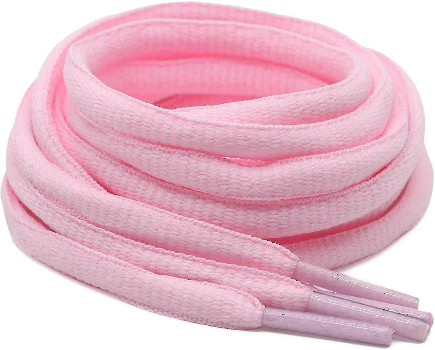 2 Pairs Oval Athletic Shoe Laces for Running, Red, 80cm