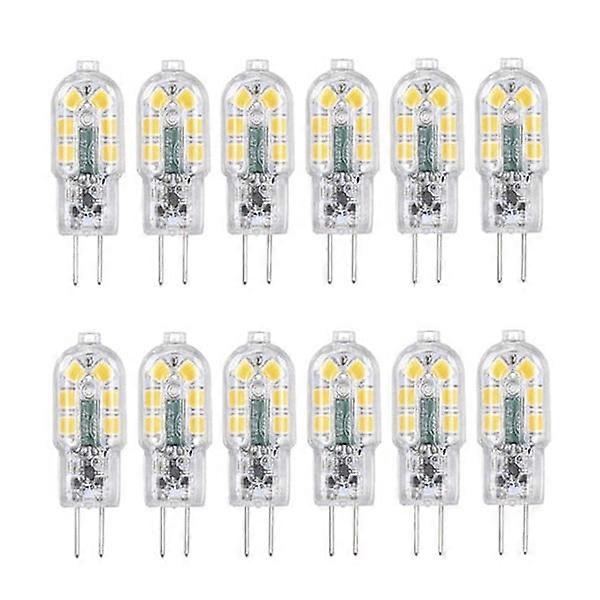 Tomshine G4 LED bulbs 12-pack warm white