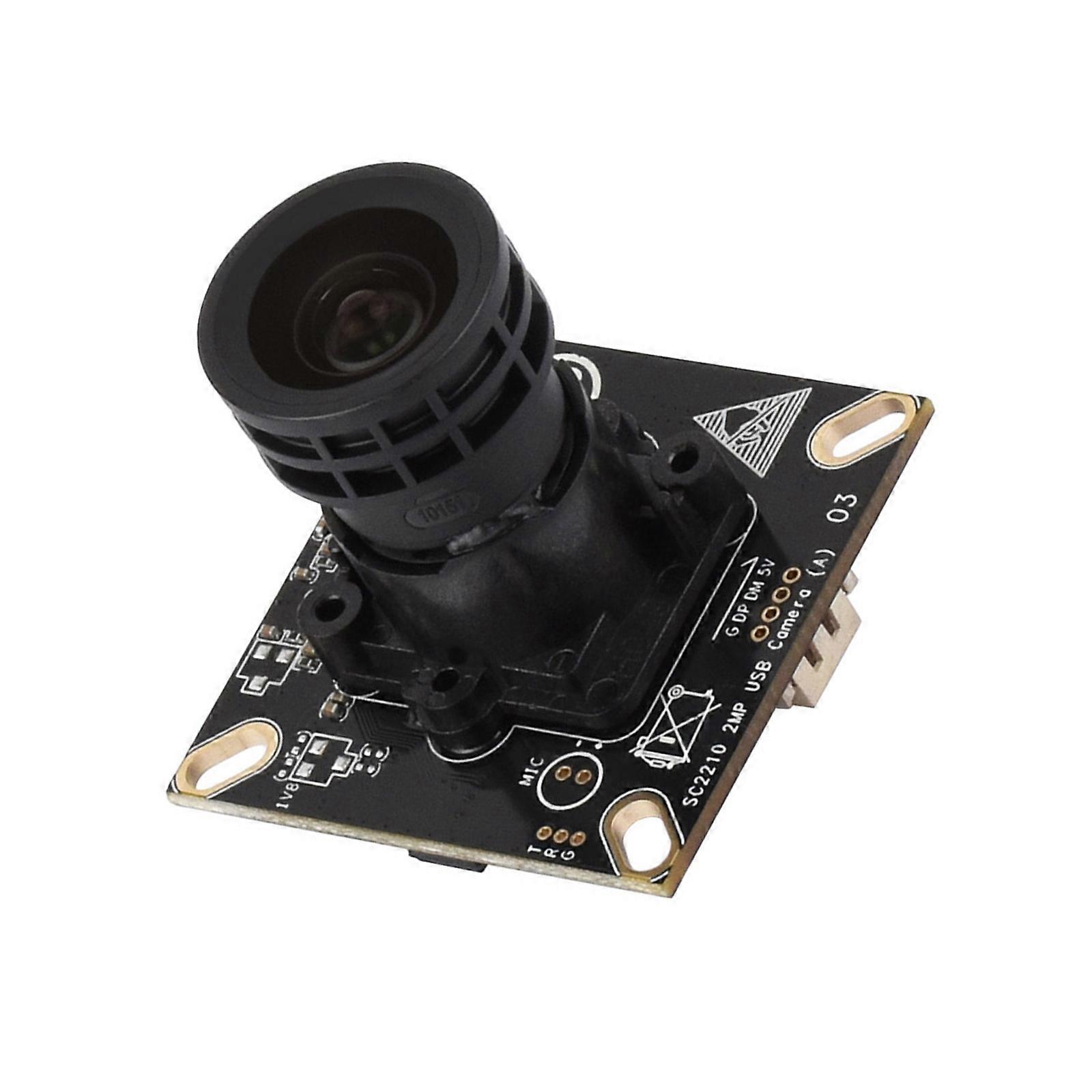 SC2210 2MP USB Camera Module SC2210 Chip USB2.0 Port Low Light Condition Easy Use Module 1/1.8inch for Computer Multicolor