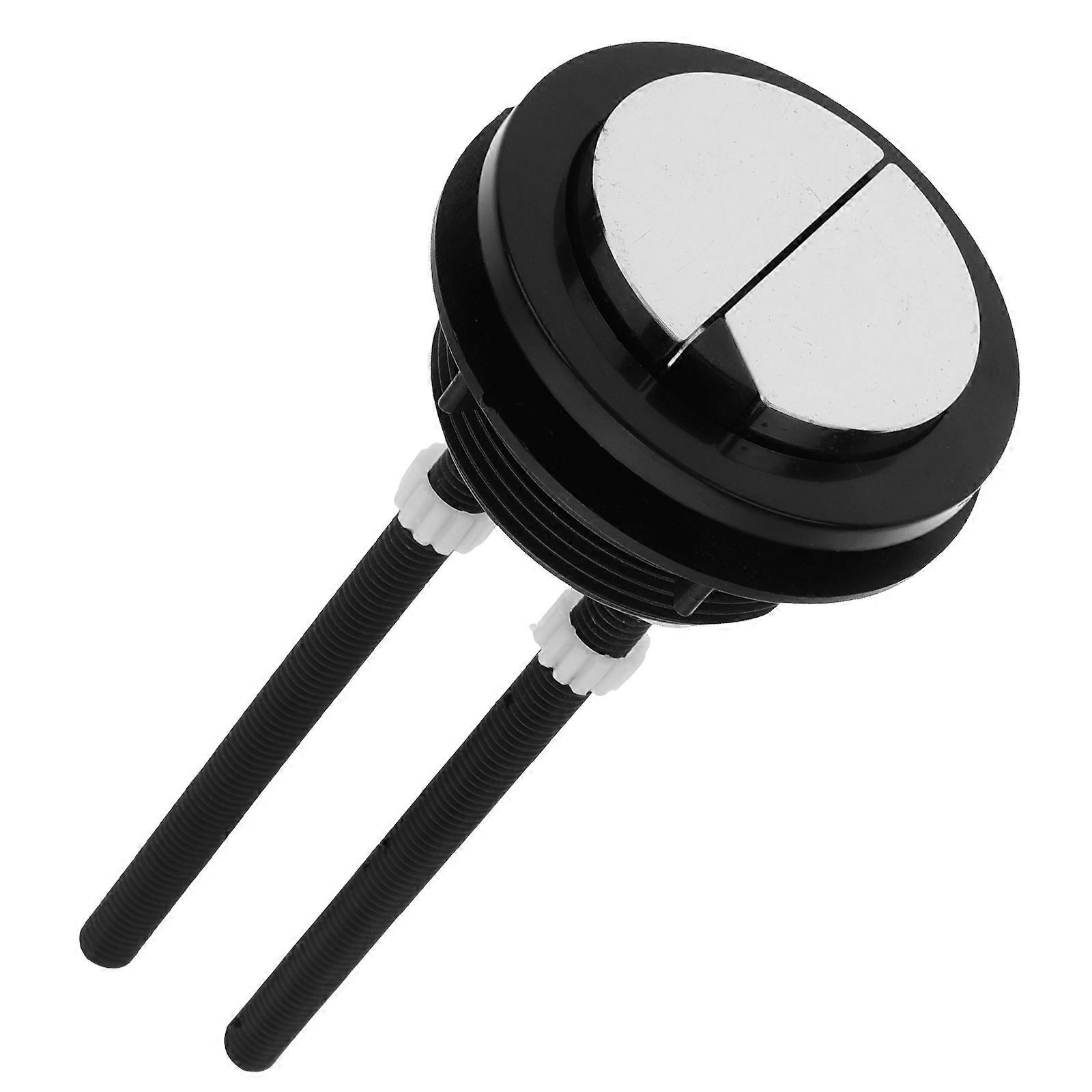Toilet Button Replacement Push Toilet Flush Button Dual Flush Home Bathroom Round Shape 1Set