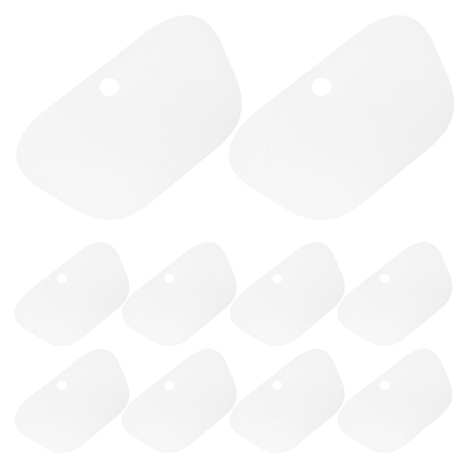 Shoe Shaper Boot Stand Up Inserts for Maintaining Shape 10Pcs White PVC