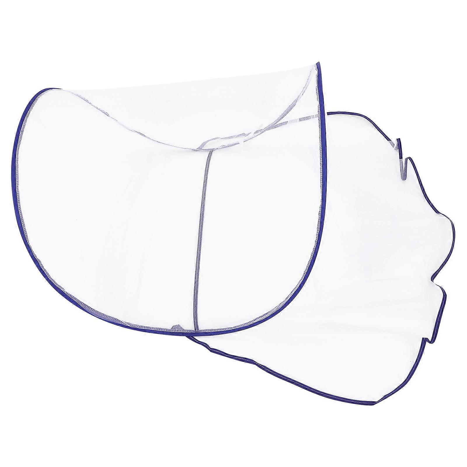 Portable Mosquito Head Net Round Shape for Outdoor Adventures Bedding Accessory 1Set