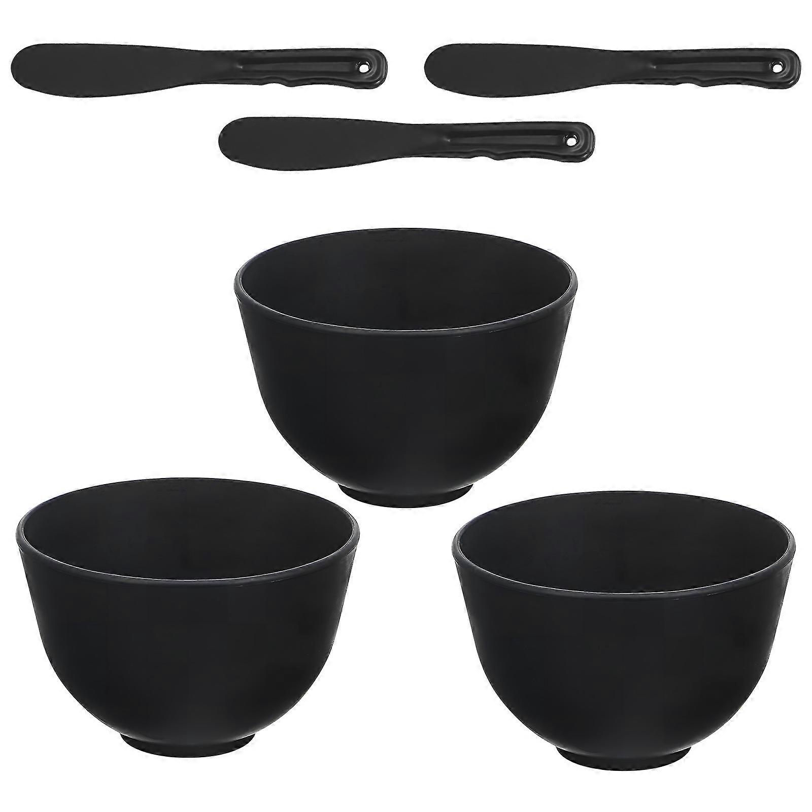 Facial Mask Mixing Bowl Silicone Set for Mud Mask Application 4Sets