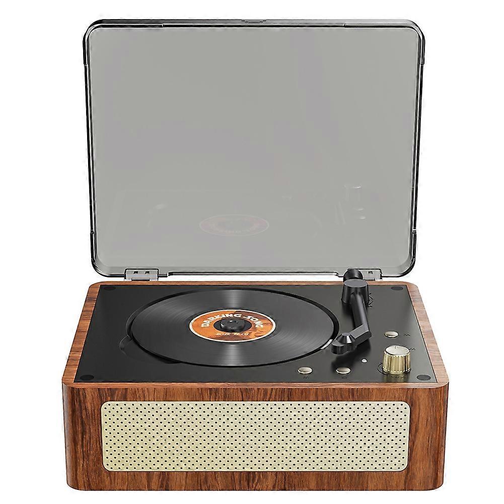 Vintage CD Player Two-Way Bluetooth 5.0 Built-in Speaker Portable Rechargeable Home Decor