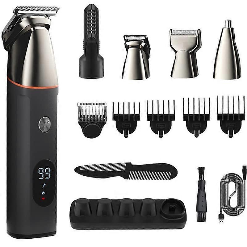Hair Clippers for Men with SelfSharpening Precision Blades, Cordless Rechargeable Beard Trimmer