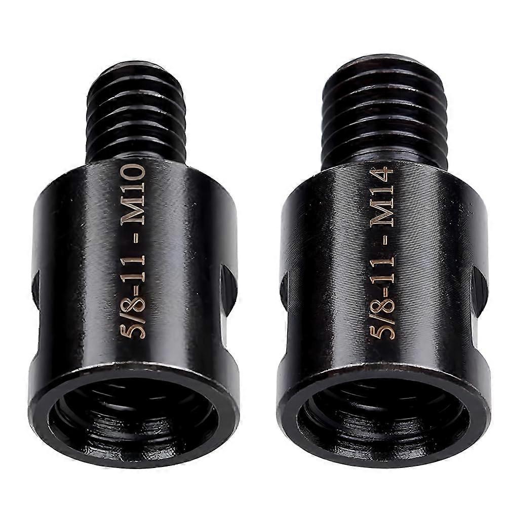 2 Pcs Angle Grinder Thread Adapter 5/811 to M10 M14, HeavyDuty Converter for Secure Thread Conversion and MultiTool Compatibility