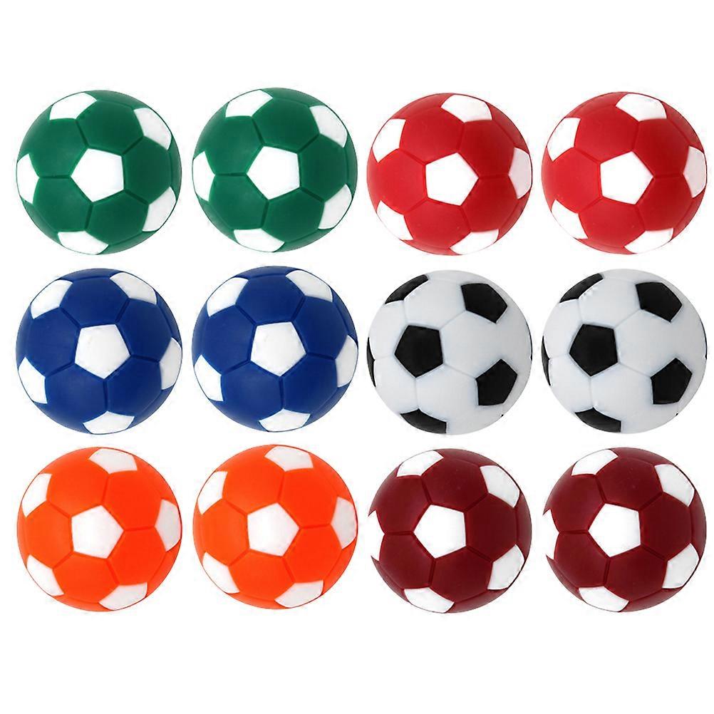Plastic Balls Foosball for Table Football Replacement 48Pcs Assorted Color
