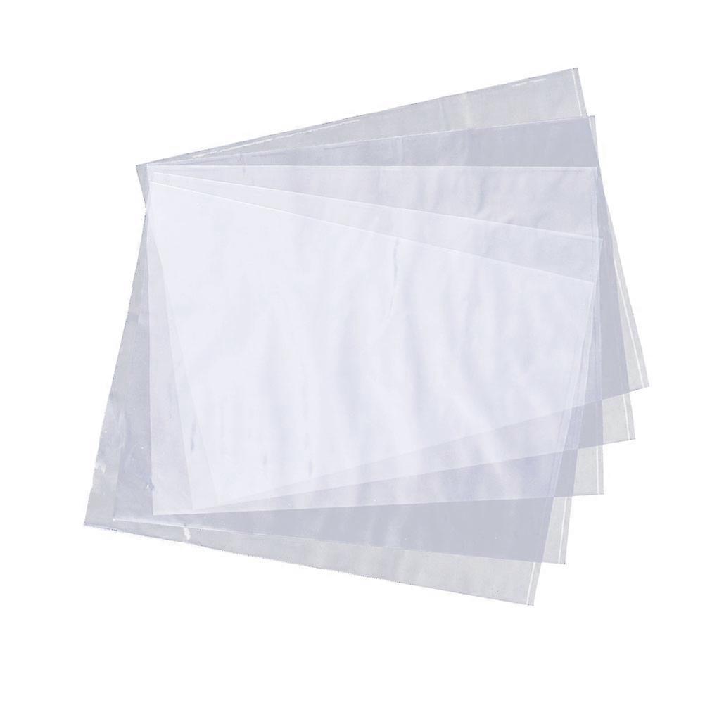 Shrink Bag PVC Shrinkable Wrapping Pouch for Wrapping Use 100Pcs Transparent