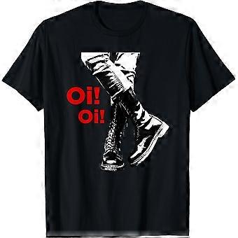 "Oi Oi" Skinhead, Ska, Street Punk, Hardcore Punk T-Shirt QQ 0029