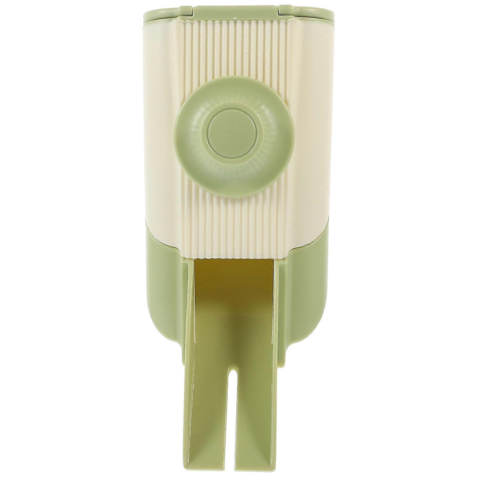 Rabbit Food Dispenser for Hamster Automatic Feeder Green PP