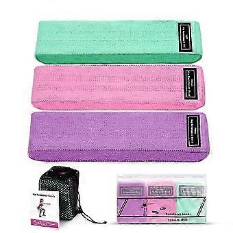 2026 Resistance Bands Set for Legs and Butt, Non-Slip Fabric Booty Bands, 3 Resistance Loops for Glutes and Thighs