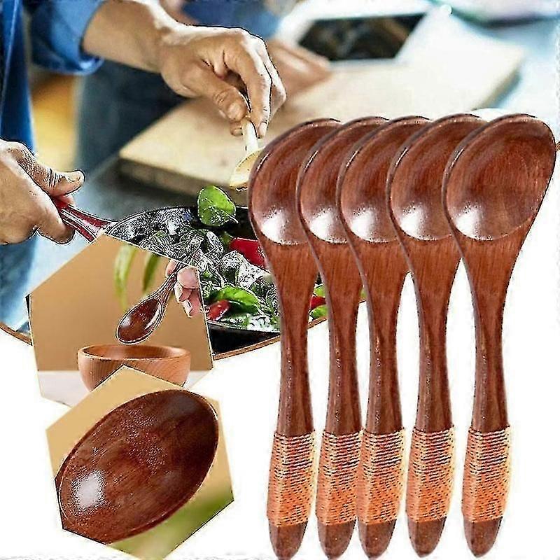 Eco Friendly Wooden Kitchen Cooking Spoon Set