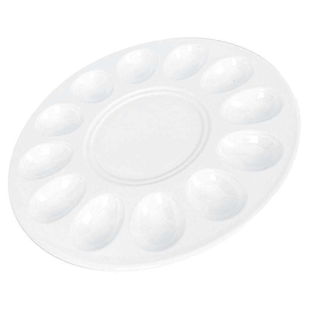 Deviled Egg Tray Household Serving Plate for Parties Gatherings with White Design