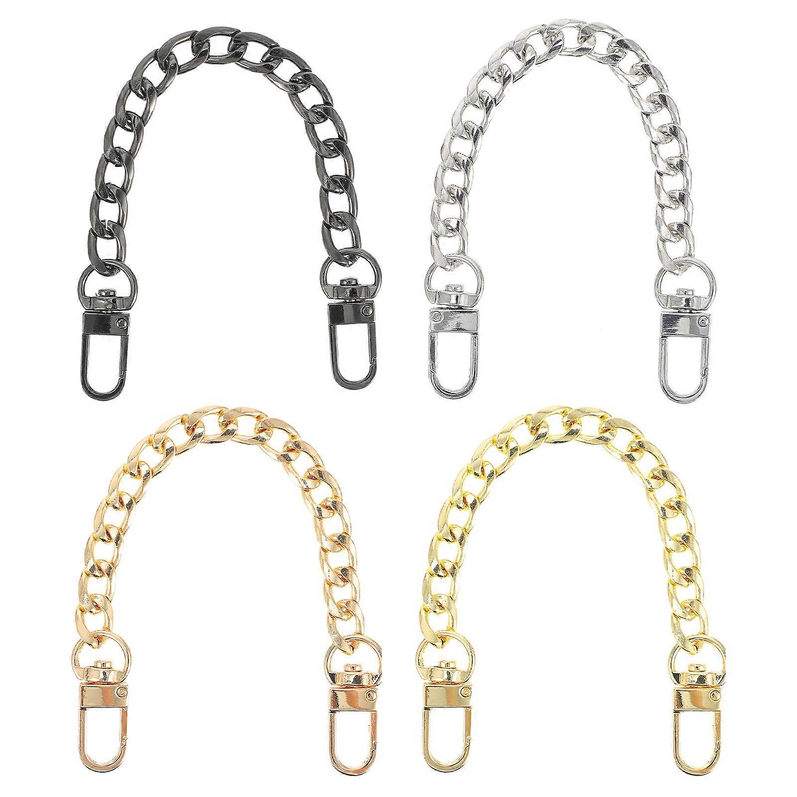 Bag Flat Chain Modern Bag Chains for Decoration 8Pcs Assorted Color